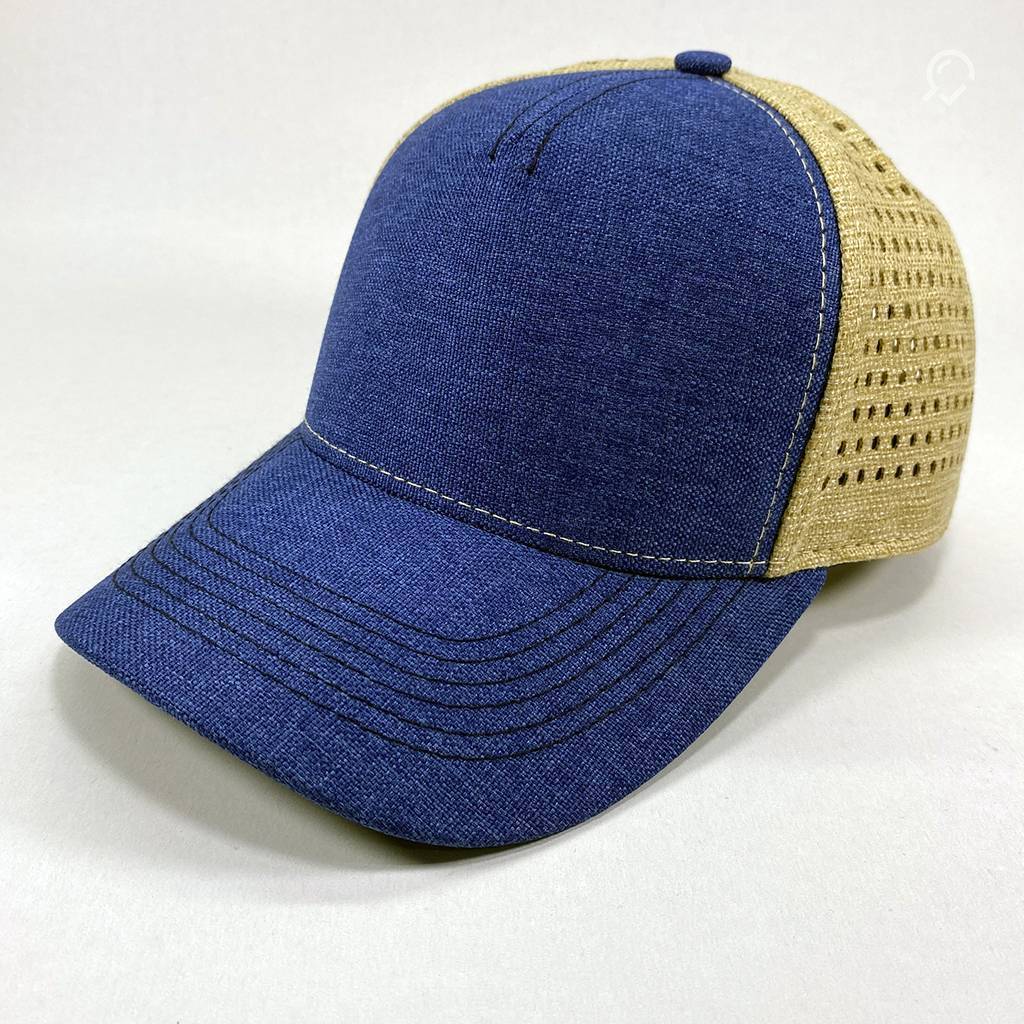 Gorra Calidad Premium, visera curva, malla corte laser LCOGC021